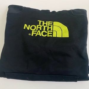 Black north face w/ yellow lettering
